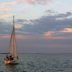 photo "Lonely yacht"