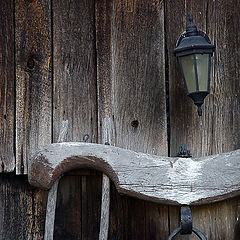 photo "The fragment of an old house`s wall"