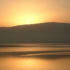 фото "Мертвое море перед рассветом"