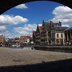 фото "a Sunny day in Ghent Belgium"