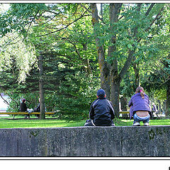 photo "Sit-round gathering..."