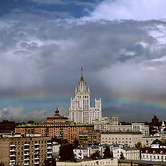 фото "Радуга над Москвой"