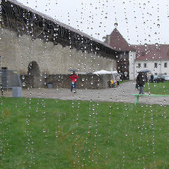 photo "Rain in the Narva lock"