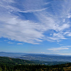 фото "View to Trondheim a day of fall"