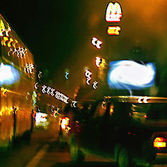 photo "Matrix of night street"