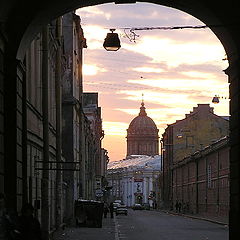 photo "The Kazan cathedral at years night"