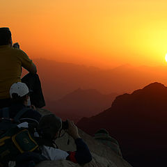 фото "Рассвет на библейской горе Моисея"