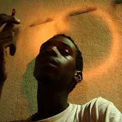 photo "a spliff a day keeps satan away"