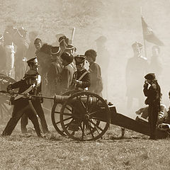 photo "The Borodino fight."