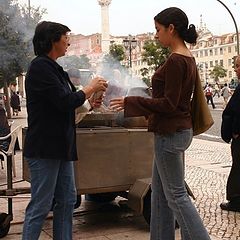 photo "Time of roasted chestnuts"