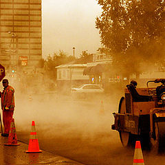 photo "work in the rain"