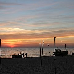 photo "Fishermen and Sunrise"