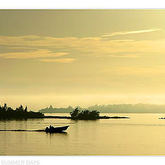 photo "boat at sunset"