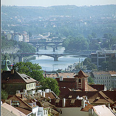 photo "The river of roofs. Prague. Etude #18"