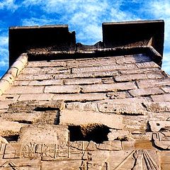 photo "The ancient sky (Temple of Karnak, Egypt)"