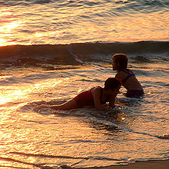 photo "Children and sea"