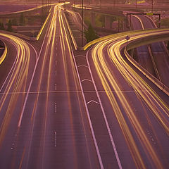 photo "Sunset Traffic"