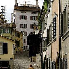 photo "FRAU WITH A DOG"