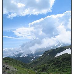 photo "Here do clouds #2 - slope"