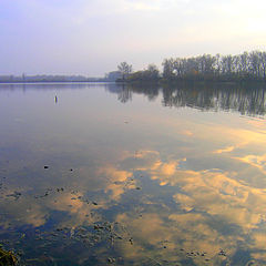 photo "clouds under water"