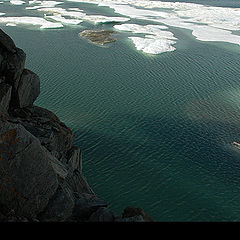 фото "Зелененькое ледяное море"