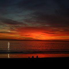 фото "Sunset in Santa Monica - CA"