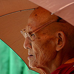 photo "Under a umbrella of the Buddha"