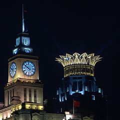 photo "Lotus building with the big clock"
