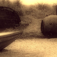 photo "Remains of old bays"