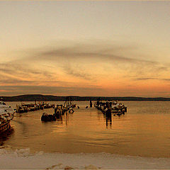 фото "Вечер на онежском озере (снято чуть позже предыдущ"
