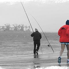 photo "Fishing on the rain"