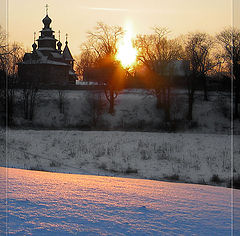 photo "Winter evening in Suzdal"