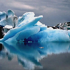 photo "Evening over the glacier lagoon (Iceland)"