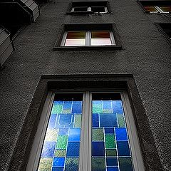 photo "Windows, cold and various."