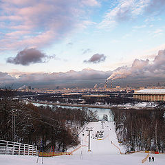 photo "Moscow. Ski hill"