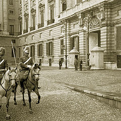 photo "Madrid. Guard change at the King`s Palace"