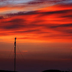 photo "stacks at sunset"