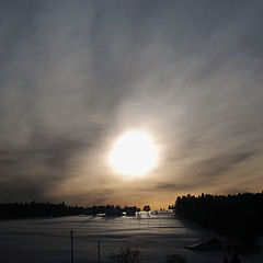 photo "Last evening of old year near to Bern"