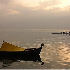 photo "Foggy Sunset In Thessaloniki"