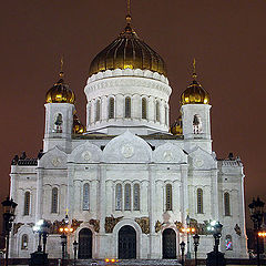 photo "night Moscow - 3, Temple of the Christ of the Savi"