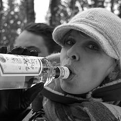 photo "Russian Vodka & Russian Woman"