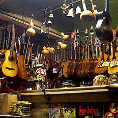photo "Bar of tired guitars"