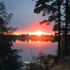 фото "Рассвет над озером Волго"