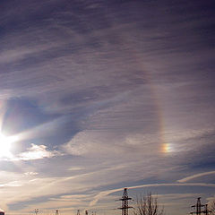 фото "Солнечное гало в Москве. 18 января 2005 года"