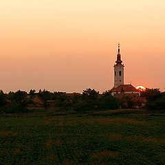 фото "View from river to village"