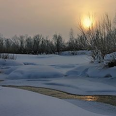 photo "Winter small river"
