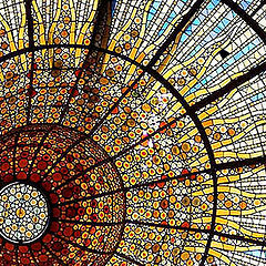 photo "Roof of " the House of Music " in Barcelona"
