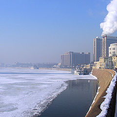 photo "Frosty morning. Smokes."