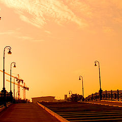 photo "Foot-bridge over the Catch Water drain. Moscow."