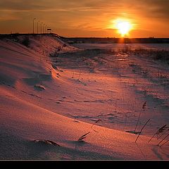 фото "Закат в приливе снежном..."